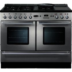 Rangemaster Toledo XT 110cm Dual Fuel 76340 Range Cooker in Stainless Steel with FSD Hob